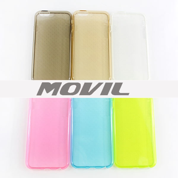 NP-1860 Transparente tpu funda para iPhone  6-16